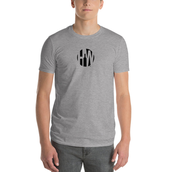 NEW!! HAPPYWINO Circle Logo Short-Sleeve T-Shirt