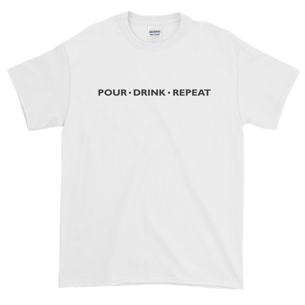Pour Drink Repeat! with Teal Oval Happywino Back.