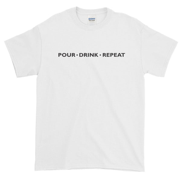 Pour Drink Repeat! with Teal Oval Happywino Back.