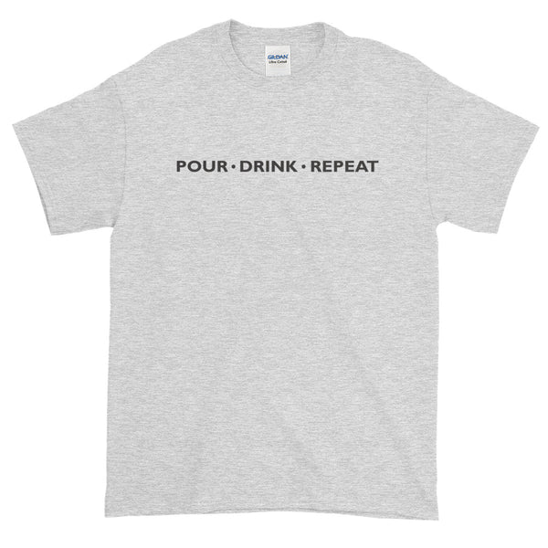 Pour Drink Repeat! with Teal Oval Happywino Back.
