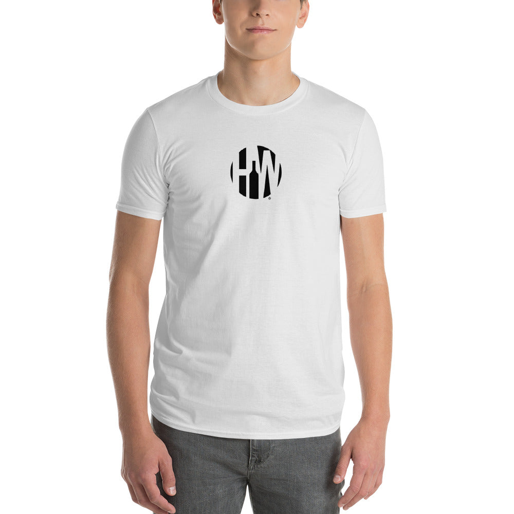 NEW!! HAPPYWINO Circle Logo Short-Sleeve T-Shirt