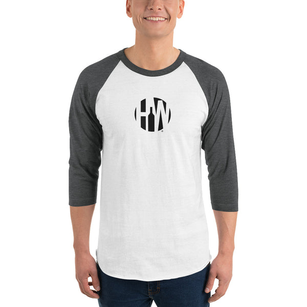 NEW HW Circle Logo 3/4 sleeve raglan shirt